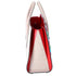 Christian Louboutin Loubinthesky Medium Paloma Satchel Canvas Spikes Ivory